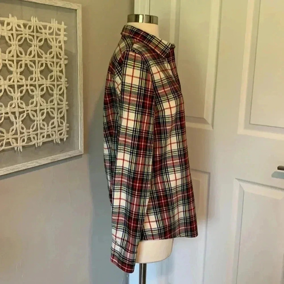 LL BEAN flannel button down shirt - Picture 2 of 7